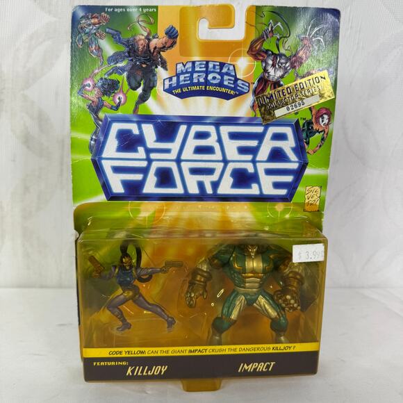 5 for $25| Cyber Force Mega Heroes Sets Killjoy & Impact Limited Edition - Picture 4 of 4